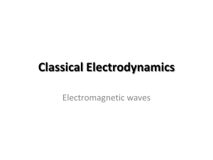 Classical Electrodynamics