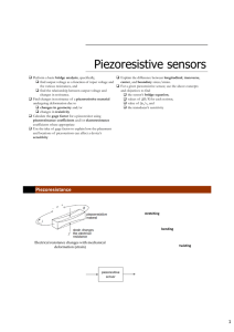 Piezoresistive sensors - Rose