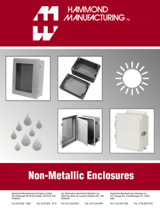 Non-Metallic Enclosures