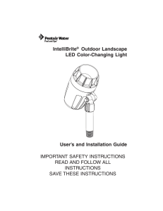 IntelliBrite Outdoor Landscape LED Color-Changing Light