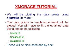 xmgrace tutorial