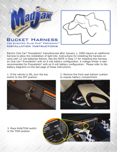 Bucket Harness - Brad`s Golf Cars