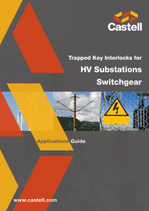 Interlocks for HV Substations Switchgear