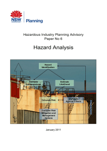 Guidelines for Hazard Analysis - Department of Planning and