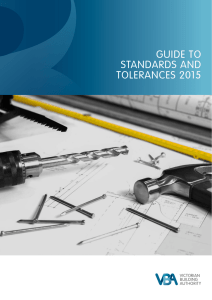 Guide to Standards and Tolerances 2015