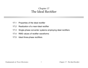 Chapter 17. The ideal rectifier