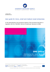 User guide for micro, small and medium