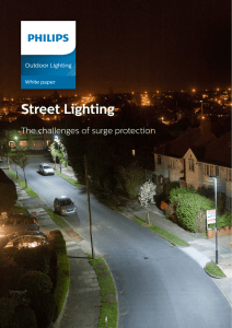 Street lighting - The challenges of surge protection