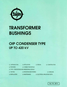 transformer bushings