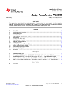 Design Procedures for the TPS54120