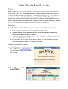 Convention Credential Instructions