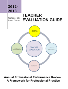 Teacher Evaluation Guide