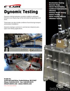 Dynamic Testing - E