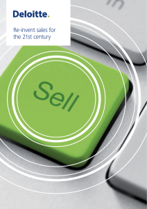 Reinvent Sales for the 21st Century