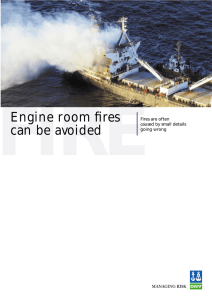 Engine room fires can be avoided