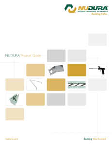 NUDURA Product Guide