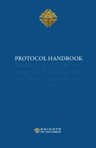 Protocol Handbook - Knights of Columbus