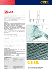 SPECIFICATION Product: Deltaceir Supply form: assembled