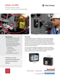 193-ERID E1 Plus Remote Indication Display / Profile