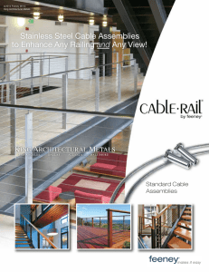 Stainless Steel Cable Assemblies to Enhance Any Railing