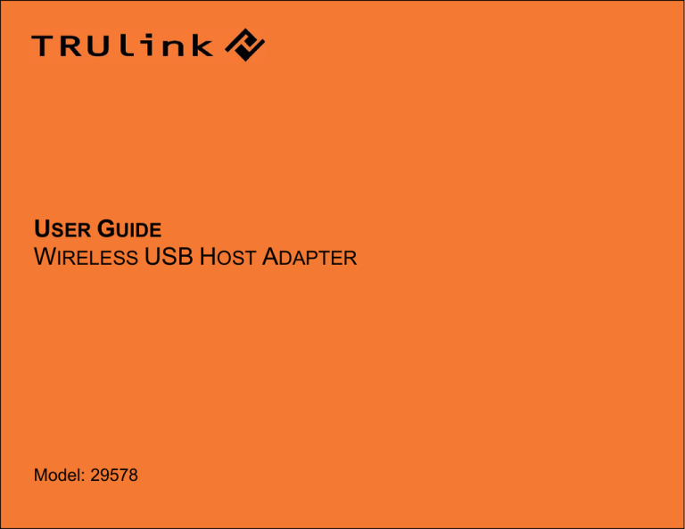 user guide wireless usb host adapter