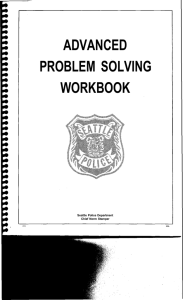 Advanced Problem Solving Workbook