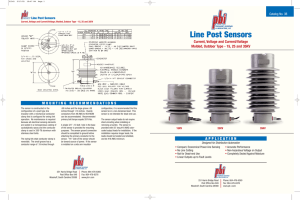 Line Post Sensors
