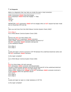 Below is a diagnostic that may help you locate the open or bad