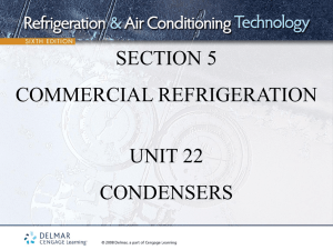 section 5 commercial refrigeration unit 22 condensers
