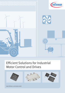 Efficient Solutions for Industrial Motor Control and Drive