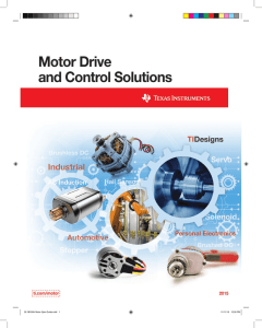 Motor Drive and Control Solutions