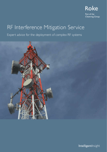 RF Interference Mitigation Service