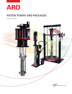 piston pumps and packages