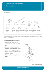 Set-Top Codec Mounting Kit
