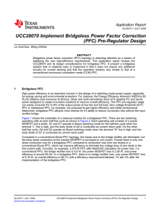 UCC28070 Implement Bridgeless PFC Pre