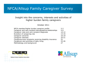 NFCA/Allsup Family Caregiver Survey