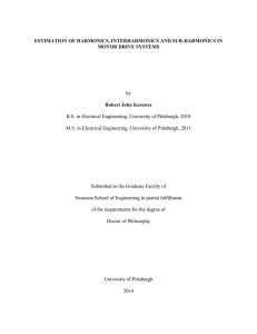 ESTIMATION OF HARMONICS, INTERHARMONICS AND SUB