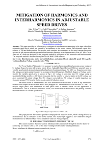 mitigation of harmonics and interharmonics in adjustable speed drives