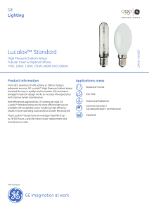 Lucalox™ Standard