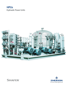 Hydraulic Power Units - Emerson Process Management