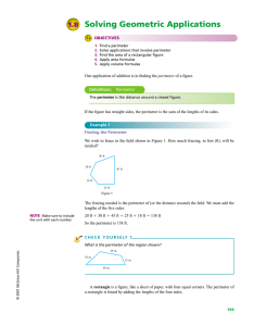 Solving Geometric Applications 1.8