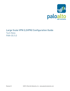 Large Scale VPN (LSVPN) Configuration Guide - Live