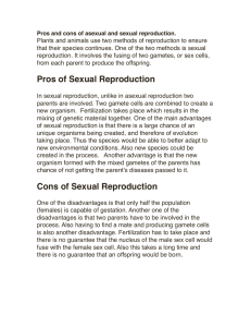 Pros and cons of asexual and sexual reproduction