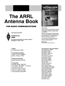 The ARRL Antenna Book
