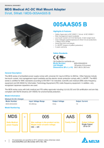MDS-005AAS05 BR Datasheet