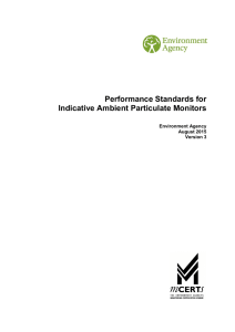 Performance Standards for Indicative Ambient Particulate