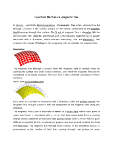 Quantum Mechanics_magnetic flux