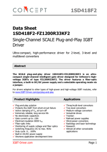 1SD418F2-FZ1200R33KF2 Datasheet