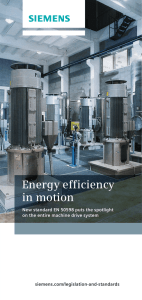 Energy efficiency in motion - The Future of Manufacturing