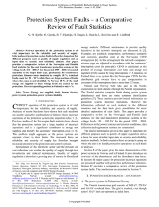 Protection System Faults – a Comparative Review of Fault